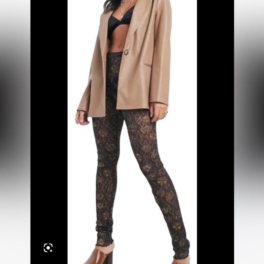 Free People Layered in Lace Leggings